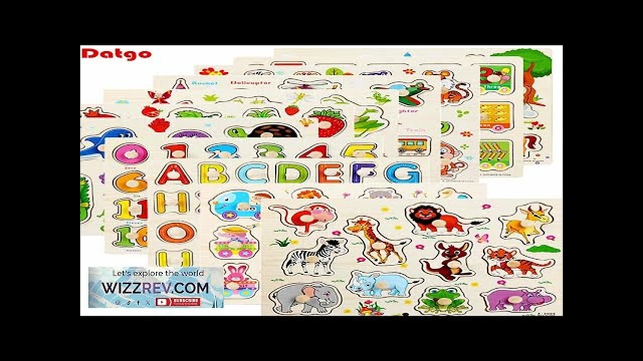 30cm Baby Toys Montessori Wooden Puzzle Hand Grab Board Educational Wood Puzzles Review