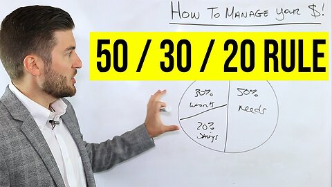 How To Manage Your Money (50/30/20 Rule)