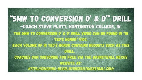 For Coaches Who Value Conversion Defense!
