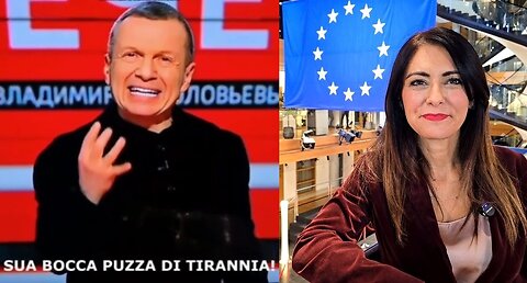 Soloviev, il giornalista pro Putin insulta Picierno: "La sua bocca puzza di tirannia" (11.03.25)
