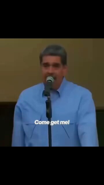 The White House's official account posted a video mocking Nicolás Maduro as he told US