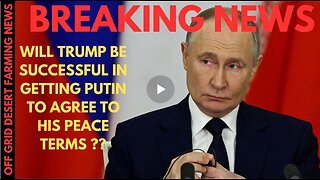 Breaking News: Will Trump Be Successful In Forcing Putin To Peace In Ukraine??? Feb 16