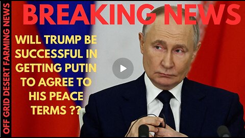 Breaking News: Will Trump Be Successful In Forcing Putin To Peace In Ukraine??? Feb 16