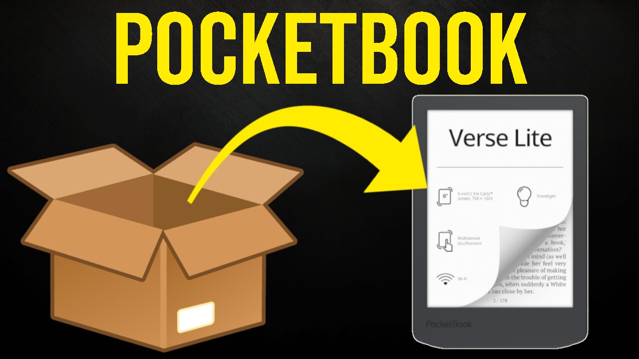 Unboxing PocketBook Verse Lite
