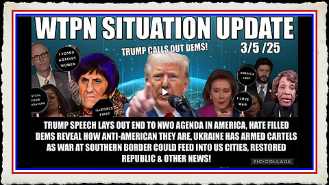 TRUMP CALLS OUT DEMS, NATO UKRAINE WAR W RUSSIA, CARTEL WARS, CHILD TRAFFICKING MORE!