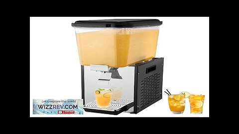 VEVOR Commercial Beverage Dispenser 18L Cold Juice Ice Drink Dispenser for Party Review