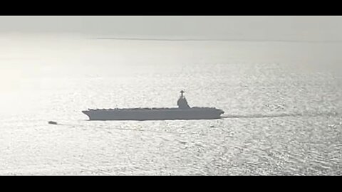 USS Gerald Ford ⚓ en la Costa de St. Thomas, Islas Vírgenes Americanas 🇺🇸 🇻🇮