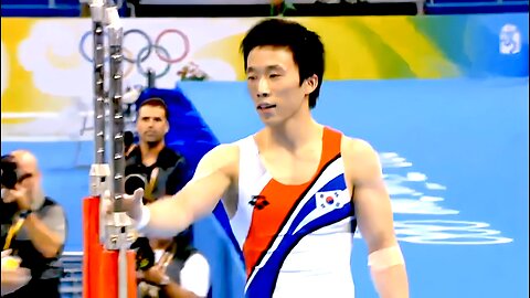 YOO WONCHUL🇰🇷🥈Parallel Bars EF 2008 Beijing OG (4K)