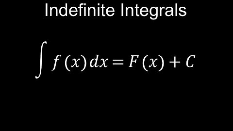 Indefinite Integrals, Antiderivatives, Power Rule, Trig, Inverse, Log, Exp, Examples - Calculus