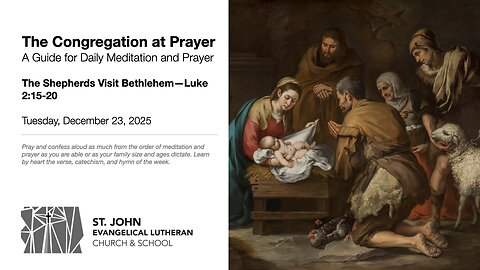 The Shepherds Visit Bethlehem—Luke 2:15-20