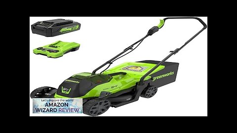 Greenworks 24V 13" Brushless Cordless (Push) Lawn Mower 4.0Ah Battery and Charger Review