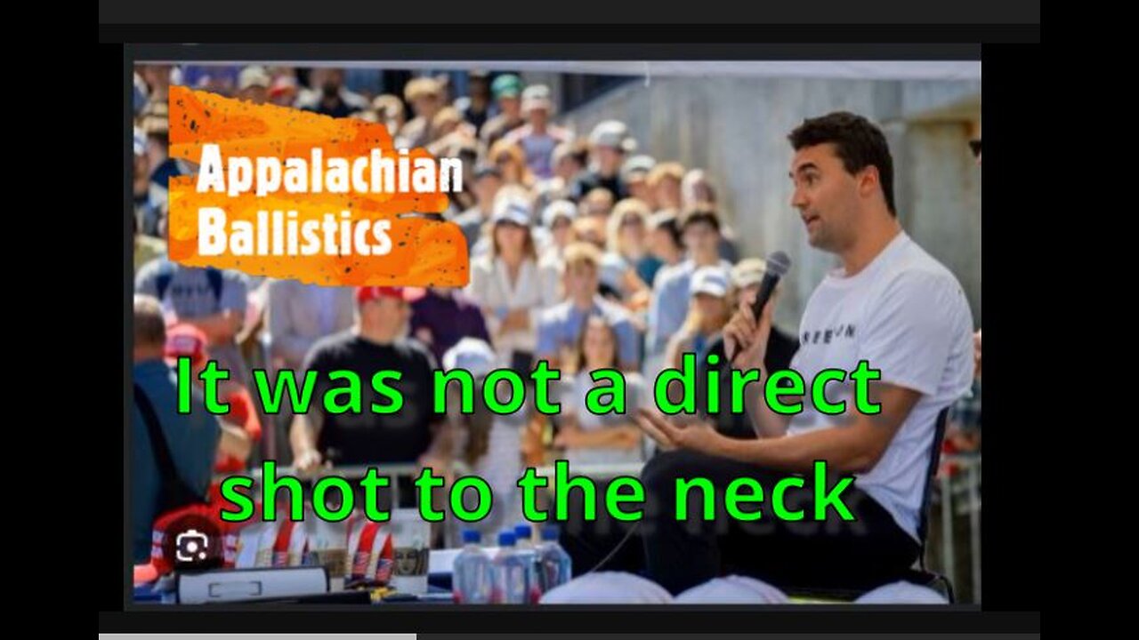 Charlie Kirk could not have been shot directly in the neck