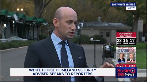 Stephen Miller Speaks to White House Reporters