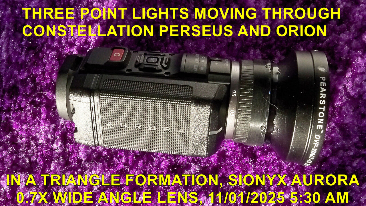 MYSTERIOUS NITE TIME TRIANGLE FLYBY