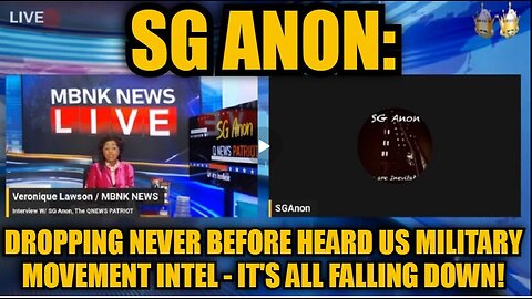 SG Anon- Dropping Never Before Heard US Military Movement Intel - It's All Falling Down!