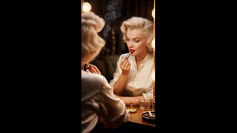 Marilyn Monroe Backstage in 1954 🌟 Cinematic, Nostalgic, Bittersweet