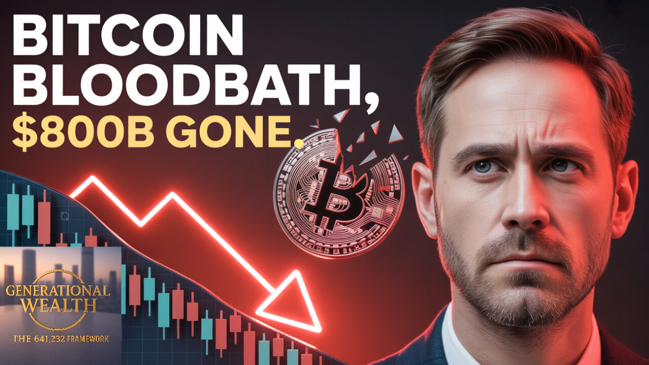 Bitcoin Bloodbath: $800 Billion Wiped Out Overnight (Crypto Flash Roundup)