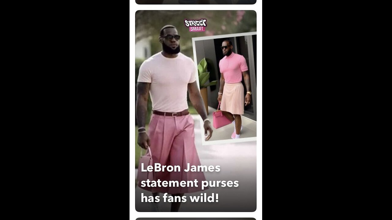 Lebron James (cross dressing sodomite )