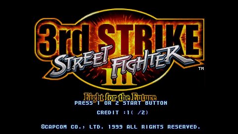 Street Fighter III 3rd Strike: Fight for the Future - Secret Q Boss Fight