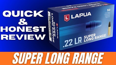 Lapua Super Long Range 22lr Ammo