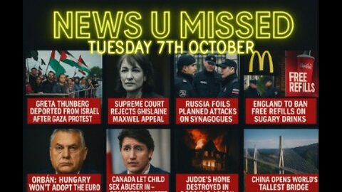 NEWS U MISSED WITH PAUL BROOKER & DREW DEMI TUESDAY 7TH OCTOBER 2025