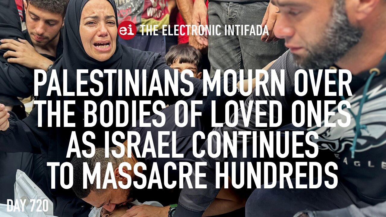 Palestinians mourn loved ones as Israel continues to massacre hundreds, with Nora Barrows-Friedman