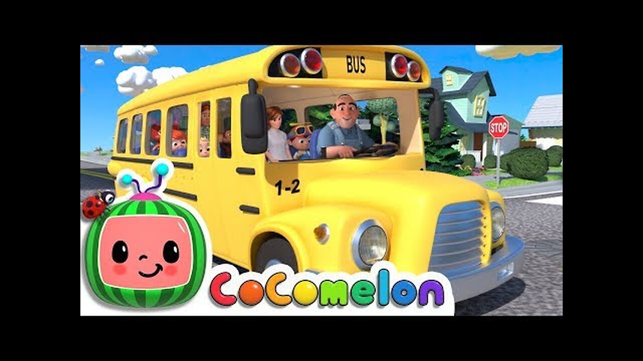 Wheels on the Bus | @CoComelon Nursery Rhymes & Kids Songs