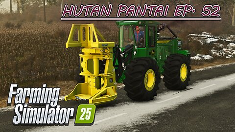 Stump Grinding, Stone Picking & Fertilizing. Tree Work. | HUTAN PANTAI EP. 52 | Farming Simulator 25