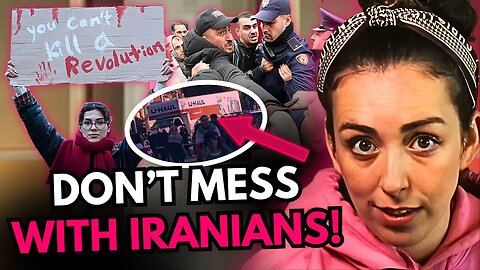 FAFO: A U-Haul driver tried to ram 3,000 Iranians in LA and found out real quick. 🚨