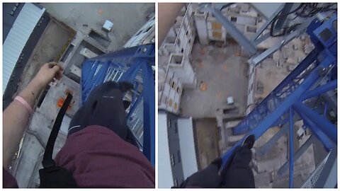 Climbing A Wobbly Half Built Crane Ally Law