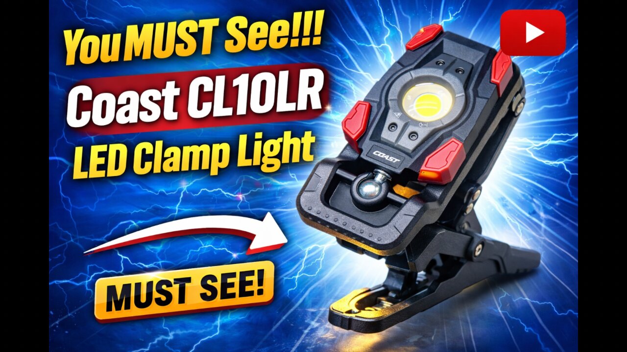 MUST See LED Clamp Light!!! Coast CL10R