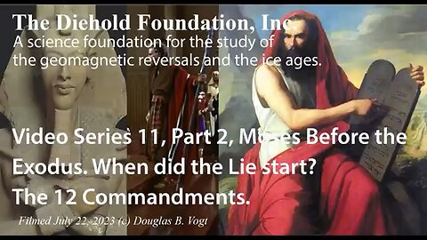 Series 11, Part 2, Moses before the Exodus, How did the lie start, the next Expedition.