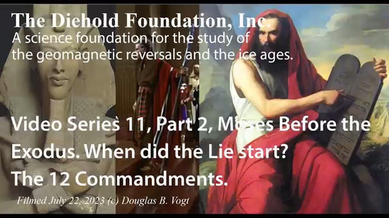 Series 11, Part 2, Moses before the Exodus, How did the lie start, the next Expedition.