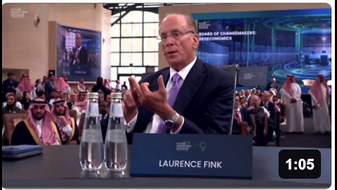 Who elected Blackrock CEO Larry Fink to make these decisions which affect everyone on the planet ?
