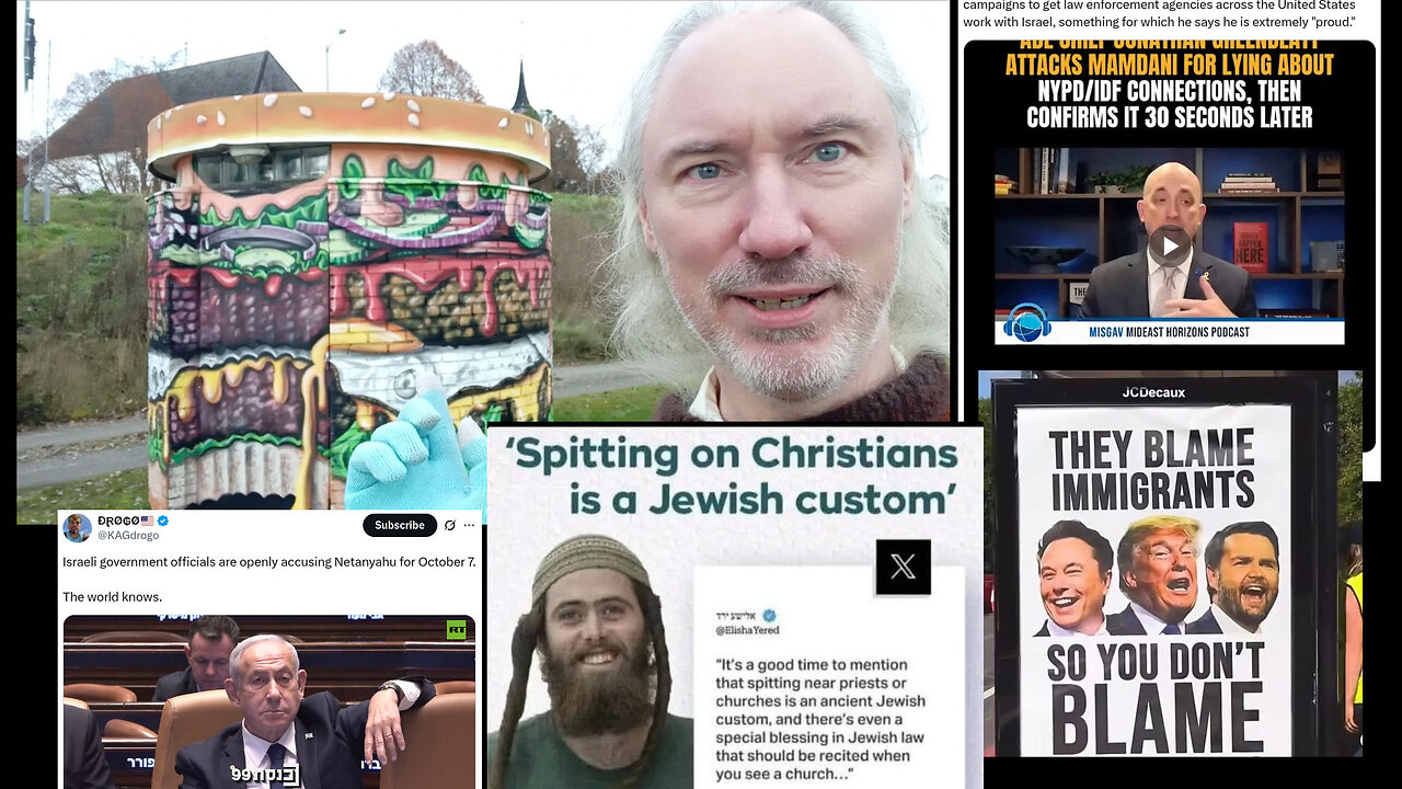 FBI hunts Israel critics. Grok💩. Naama vs Bibi. Gad Saad💩. US unis. Elijah Shaffer. Israel's NYC