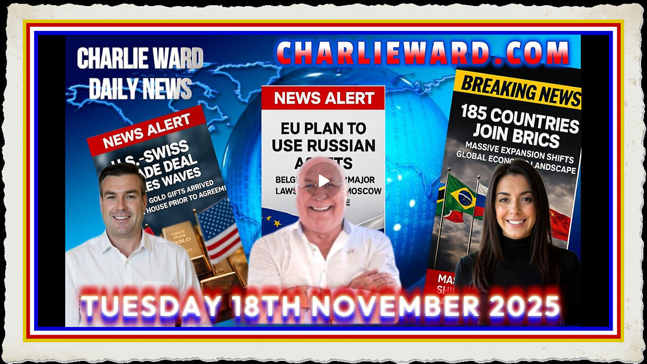CHARLIE WARD DAILY NEWS WITH CHARLIE WARD PAUL BROOKER TUESDAY 18TH NOVEMBER 2025