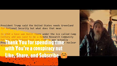 President Trump said the United States needs Greenland for National Security, a look at Camp Century