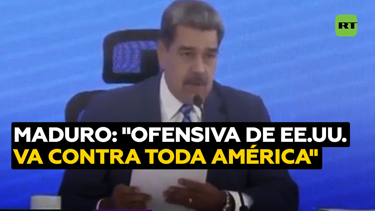 Maduro sobre la ofensiva de EE.UU.: "Es contra toda la América"