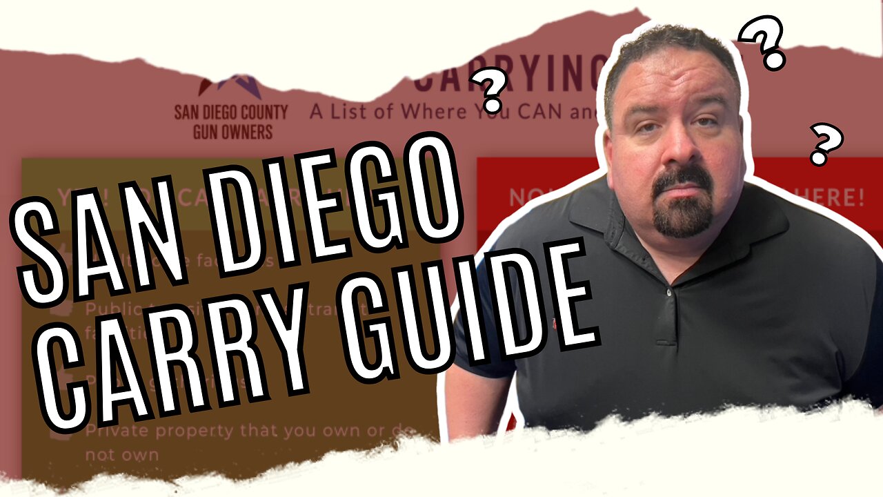 Where Can You Carry with a CCW in San Diego?