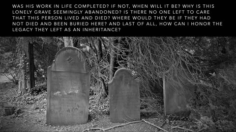 The Annual Grievance Letter From the Dead to the Living..