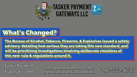 FFL and Tactical Payment Gateway News: ATF "Frame and Receiver Rule"