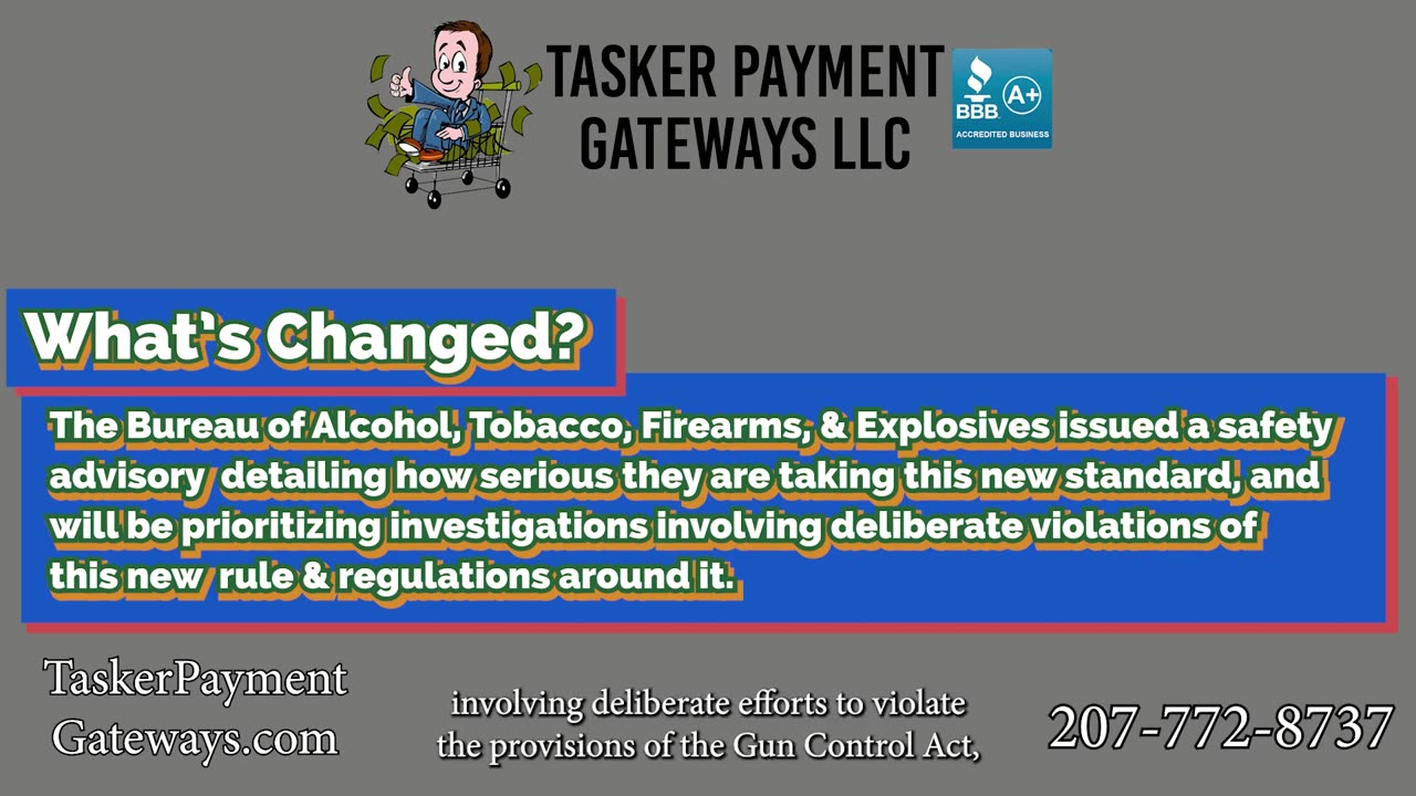 FFL and Tactical Payment Gateway News: ATF "Frame and Receiver Rule"
