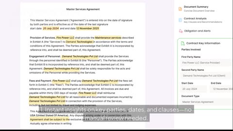 Legitt AI Contract Review: Instantly Analyze Risks, Missing Clauses, and Compliance