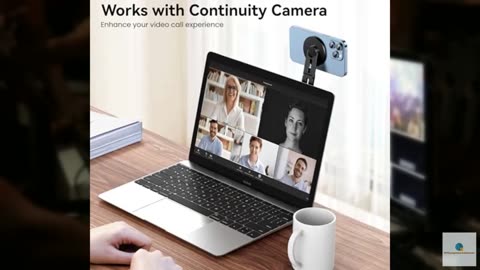 MAGDIGITEH Magnetic Phone Holder for Laptop for MagSafe for iPhone 17/16/15/14/1