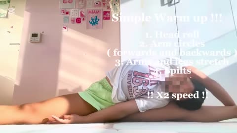 How to do a BACKWALKOVER !! + stretch🫶🏻💗✨🌺🍁🐚🐆🌊🫧