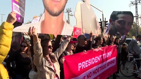 Protesters in Tel Aviv mark 500 days since Hamas attack