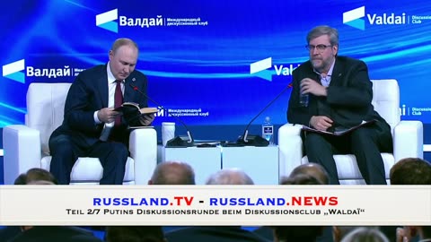Putins beim Diskussionsclub „Valdaï“ - Teil 2/7 Sotschi 02.10.2025