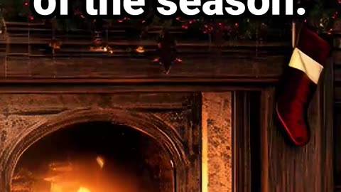 Every sparkle is a heartbeat of the season #fireplacecrackling #whitenoiseforsleep #asmr