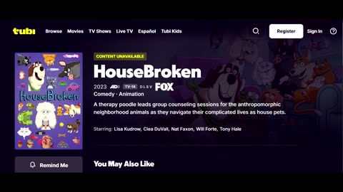 We want Housebroken on Tubi again!