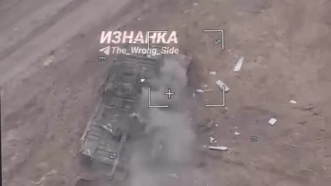 Russian forces shot down an American Abrams with a drone
